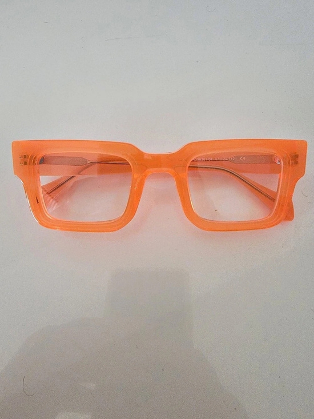 Vooglam Eyewear Bright Orange Square Glasses Frames Eyeglasses VO5231 Brand New!